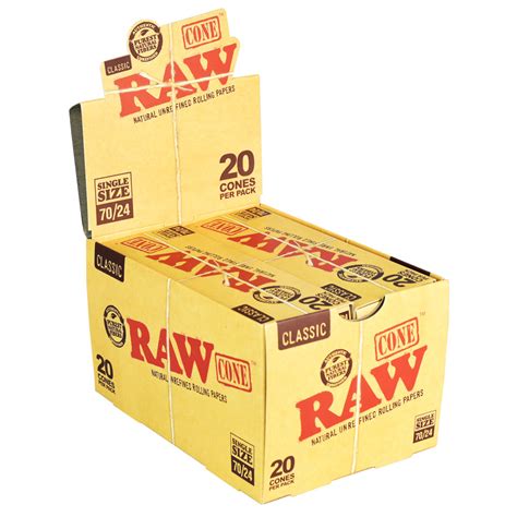 RAW Classic Single Size Cones | BluntPark.com