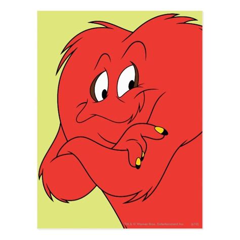 Gossamer Posing - Color Postcard | Zazzle.com | Cartoon character ...