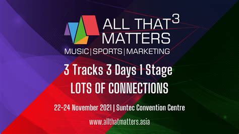 All That Matters is back with three tracks LIVE in Singapore and online ...