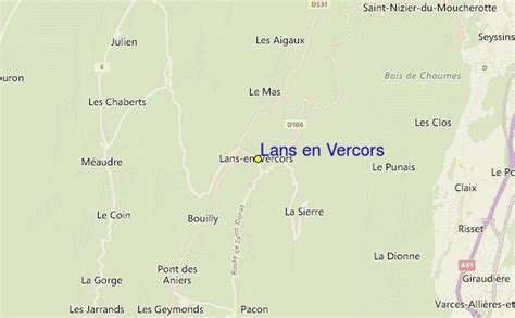 Lans en Vercors Ski Resort Guide, Location Map & Lans en Vercors ski holiday accommodation