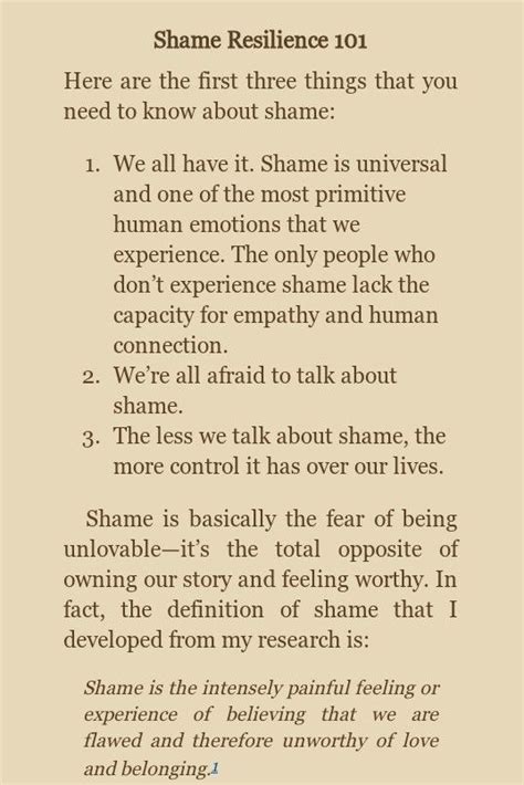 Researching Brene Brown- Shame Resilience 101 by Brene Brown, The Gifts ...