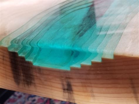 Epoxy river coffee table - live edge coffee table - epoxy river table - wood table - epoxy and ...
