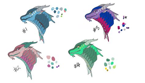 Seawing Adopts #5 - [OPEN] 2/4 -- [UPDATED] by Bronze-Adopts on DeviantArt