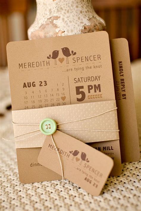 22 Ideas de Invitaciones Rusticas y Originales para Bodas