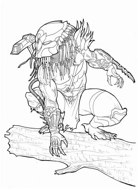 70 best predator coloring pages images on Pinterest | Aliens, Alien vs predator and Craft space