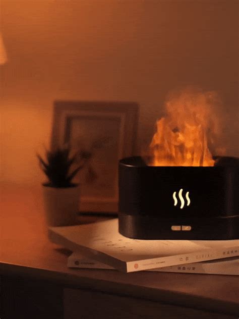 RGB Flame Humidifier and Aroma Diffuser – GoCartopia
