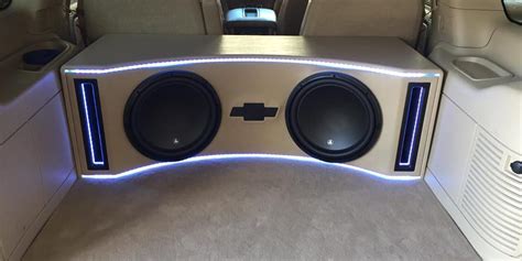 Chevy Tahoe JL Audio Subwoofer Box Build and Installation | Explicit ...