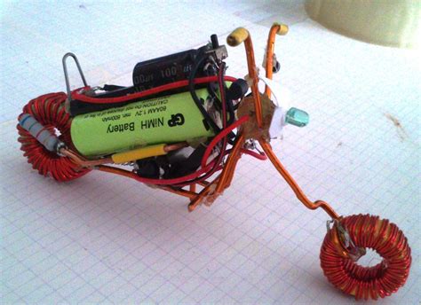 DIY || Chopper Motocycle From Electronic Parts || - Instructables