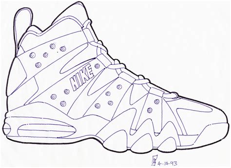 Nike Shoe Drawing at PaintingValley.com | Explore collection of Nike Shoe Drawing