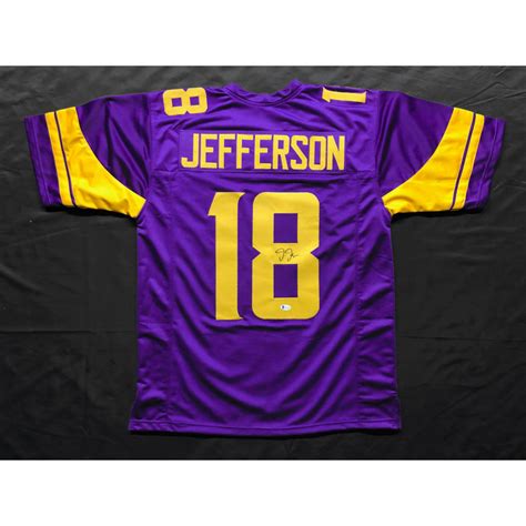 Justin Jefferson Signed Jersey (Beckett COA) | Pristine Auction