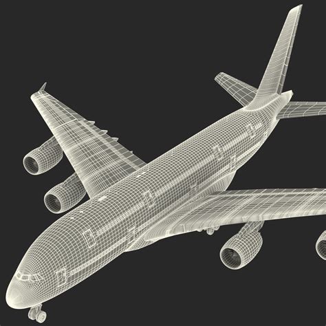 Airbus A380-900 Emirates modelo 3D aparejado Modelo 3D $149 - .max - Free3D