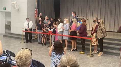 After tornado delay Edgewater Elementary holds ribbon cutting