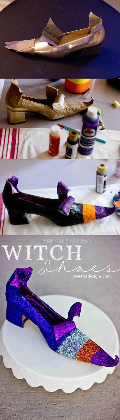 Make Your Own Witch Shoes - Sweet C's Designs | Witch shoes, Halloween hacks, Halloween diy