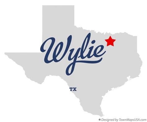 Map of Wylie, TX, Texas