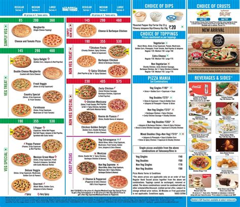 Dominos menu by jmfservices123 - Flipsnack