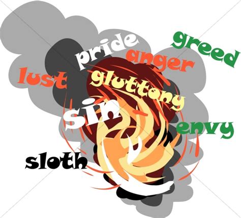 Seven Deadly Sins Clipart, Seven Deadly Sins Images - Sharefaith