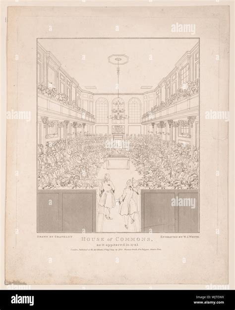 House of Commons, as it appeared in 1741/2 Stock Photo - Alamy