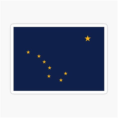 "Alaska Flag Design" Sticker for Sale by AlaskaExtreme | Redbubble