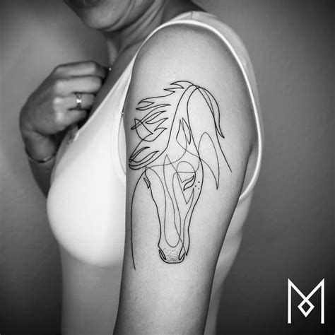 100 Incredible Tattoos Created Using A Single Continuous Line By Mo ...