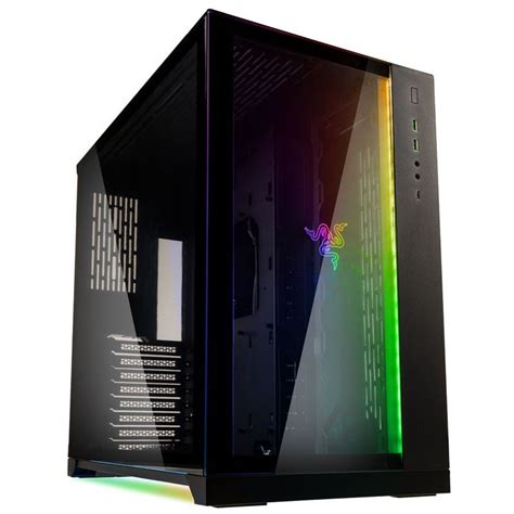 Lian Li Dynamic Razer Edition Mid Tower Case - Black Tempered Glass ...