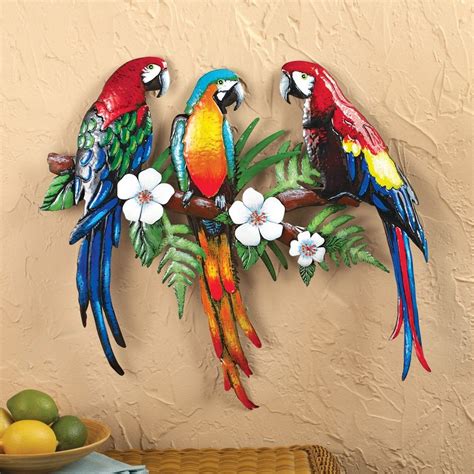 Tropical Parrot Wall Art | Collections Etc. | Tropical home decor, Tropical decor, Tropical art