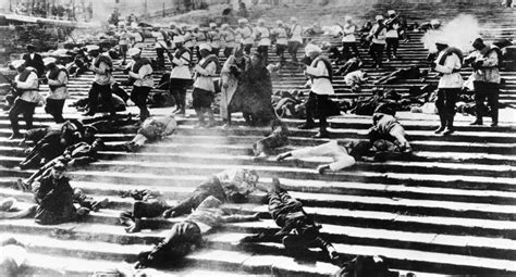 Battleship Potemkin, 1925. /Nthe Massacre On The Odessa Stairs In The Soviet Film 'The ...