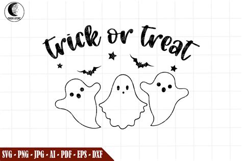 Trick or Treat Svg Graphic by Moon Store · Creative Fabrica