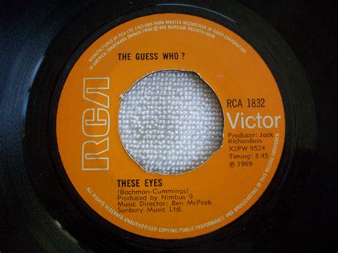 The Guess Who? – These Eyes (1969, Vinyl) - Discogs