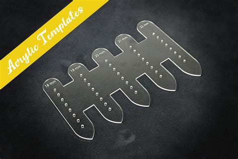 WATCH STRAPS STENCIL - acrylic templates – AM leathercraft