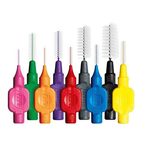 TePe Interdental Brushes, Pack of 8, Various Colours & Sizes, UK, Free ...