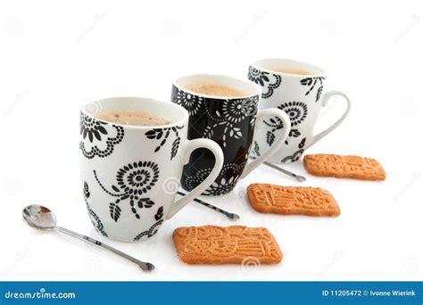 Black And White Coffee Mugs Stock Photography - Image: 11205472