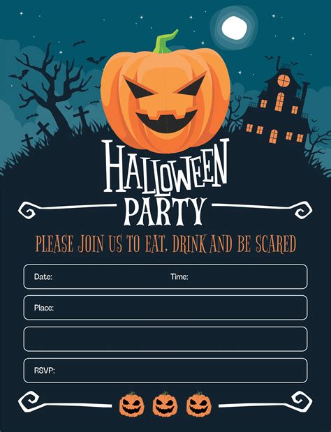 Halloween Invitations Free Printable