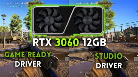 Nvidia Game Ready Driver vs Studio Driver? - RTX 3060 Game Test 1080p ...