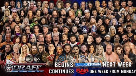 Complete WWE Raw & SmackDown Draft Lists Revealed