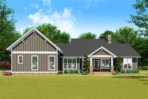 Plan 70640MK: Lovely Modern Farmhouse Plan with Bonus Room above Garage ...