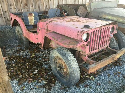 military 1942 Ford GPW Willys MB WWII Jeep project @ Project cars for sale