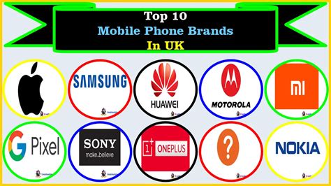 Top 10 Mobile Phone Brands in UK - Most Popular Smartphone Companies