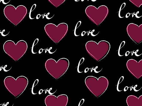 Black Love Heart Background Free Stock Photo - Public Domain Pictures