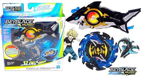 BEYBLADE Burst Turbo Slingshock Riptide Blast Set -- Right/Left-Spin Launcher With Right-Spin ...