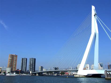 Erasmusbrug (Erasmus Bridge), Rotterdam, The Netherlands | ARCHITECTURE