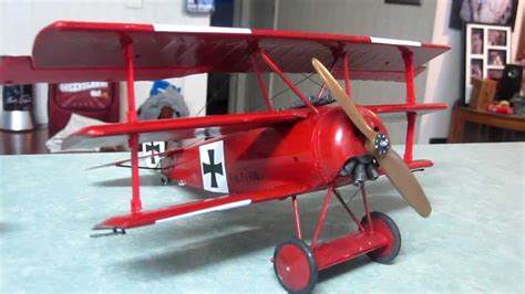 Red Baron's Fokker Tri-Plane, and other model aircraft. - YouTube