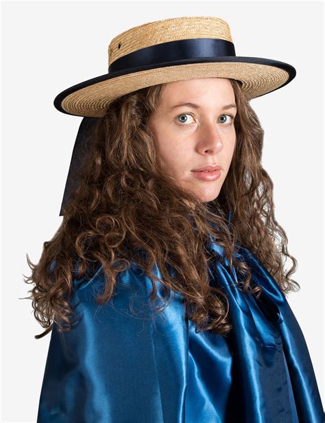 Unisex Bleu Gondolier | Venetian Hat Carnival Costume