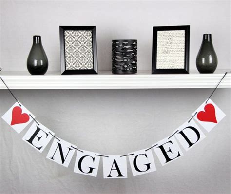 Engagement Banner - Engaged Banner - Engagement Photo Session ...