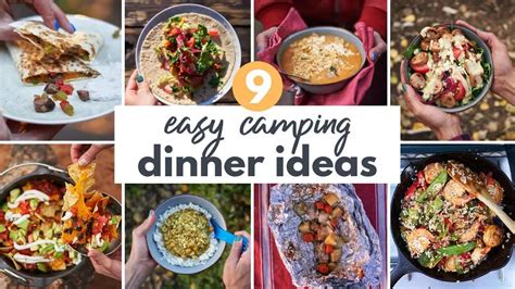 9 Easy Camping Dinner Ideas - Amanda Outside