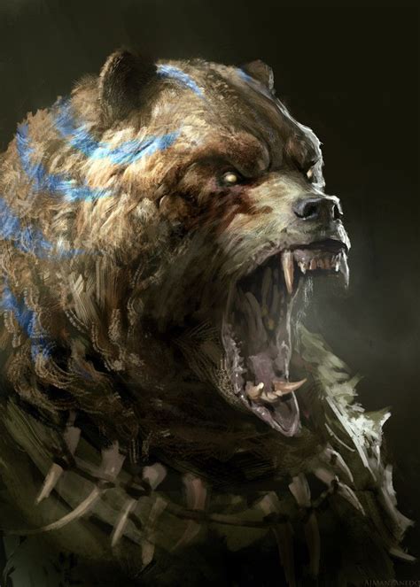 Werebear, Antonio J. Manzanedo on ArtStation at https://www.artstation ...