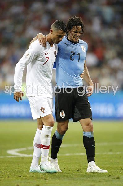 Cristiano Ronaldo & Edinson Cavani Uruguay v Portugal World Cup 2018 ...