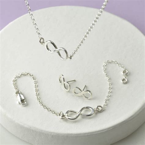 Sterling Silver Infinity Necklace By Tales From The Earth