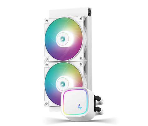 Deepcool LE520 WH 240mm ARGB AIO Liquid CPU Cooler - White - R-LE520 ...