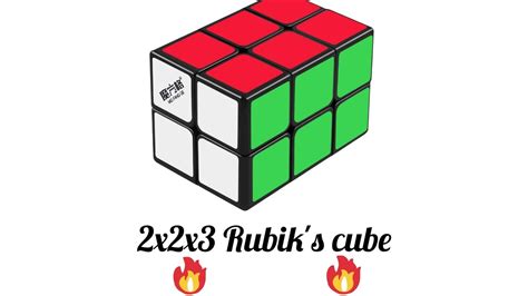 2x2x3 Rubik's Cube Tutorial - YouTube