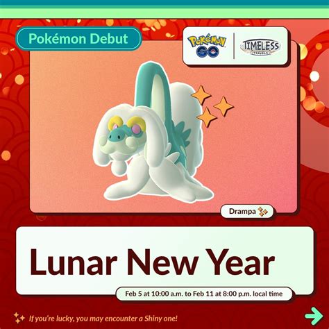 Drampa joins Pokémon Go with Global Challenges in Dragon-themed Lunar ...